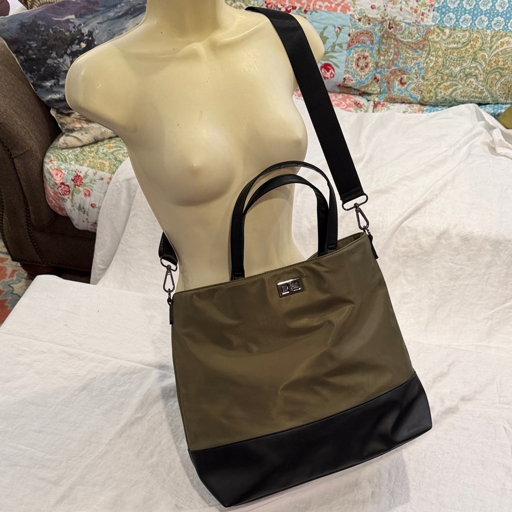 Olive and Black Crossi Bag Messenger Bag